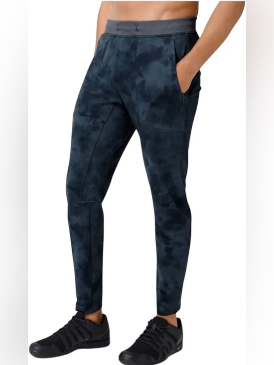 lululemon athletica Other - Lululemon textured tech pant Slim Jogger diamond dye navy size XL 28.5 inseam